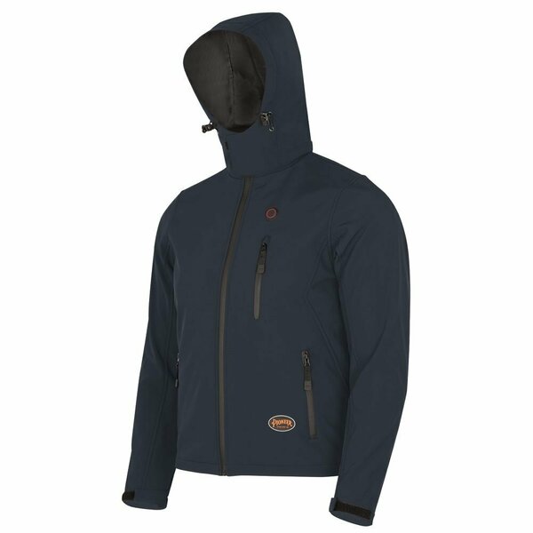 Pioneer Heated Softshell Jacket - Navy - 4XL V1210280U-4XL